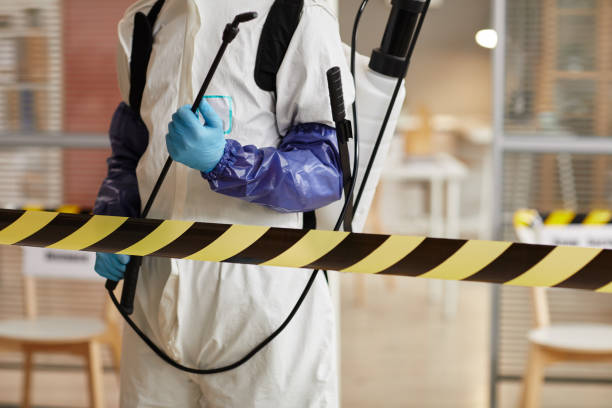 Professional Crime Scene Cleanup technician working in Dowling, MI
